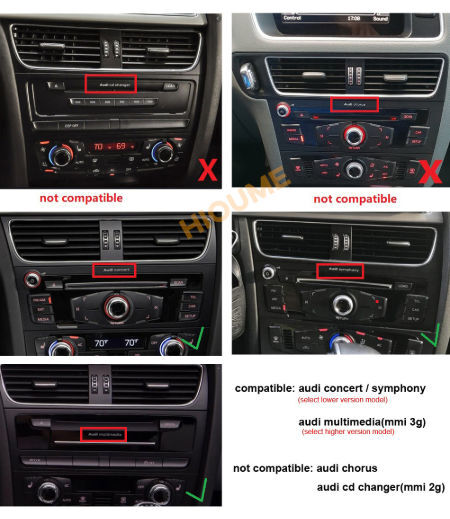 8.8inch 8core 4+64G Android 9.0 Car DVD Radio Multimedia Player GPS Navigation for Audi Q5 2009-2017 supplier