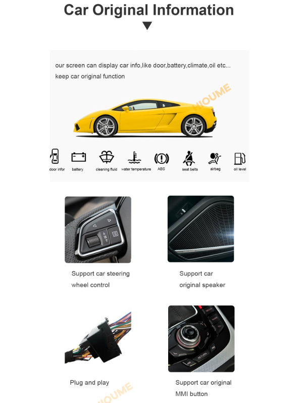 8.8inch Android 7.1 Car dvd radio multimedia Player GPS Navigation for Audi A5 2009-2016 4+32G supplier