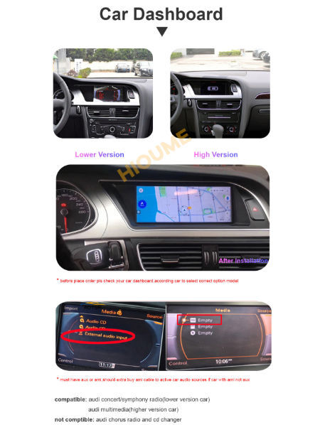 8.8inch Android 7.1 Car dvd radio multimedia Player GPS Navigation for Audi A5 2009-2016 4+32G supplier