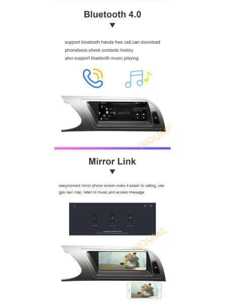 8.8inch Android 7.1 Car dvd radio multimedia Player GPS Navigation for Audi A5 2009-2016 4+32G supplier