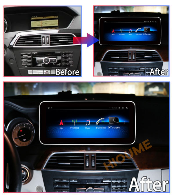 10.25" -Snapdragon Android 10 Car Multimedia Player for Mercedes-Benz C Class W204 2011-2014 RHD supplier