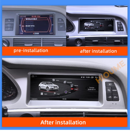 8.8inch 8core 4+64GB Android 9 Car Radio Multimedia Player GPS Navigation for Audi A6/A6L 2005-2011 supplier