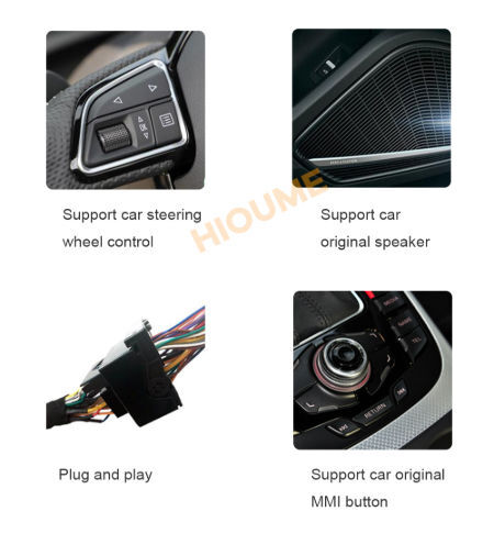 8.8inch 8core 4+64GB Android 9 Car Radio Multimedia Player GPS Navigation for Audi A6/A6L 2005-2011 supplier