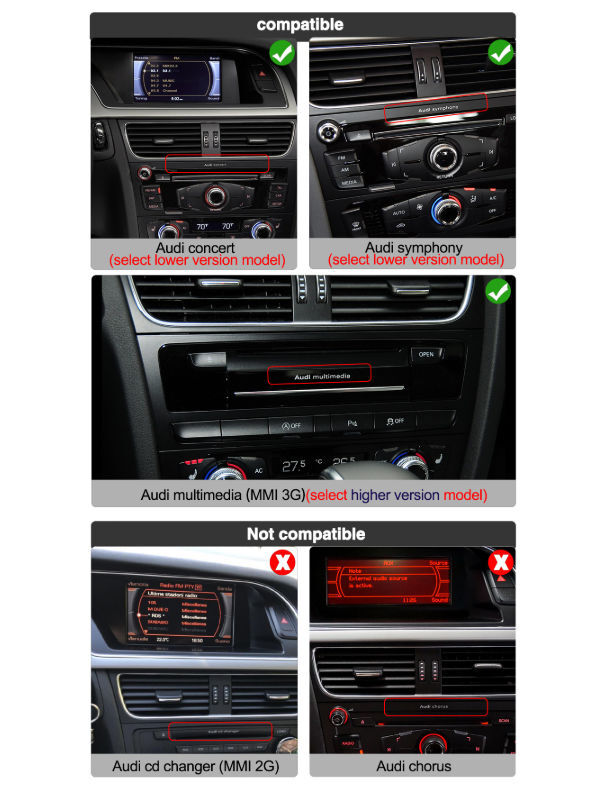 10.25" Android 10 8Core 8+64G Car Multimedia Player for Audi A4 A4L A5 B8 RHD 2009-2016 supplier