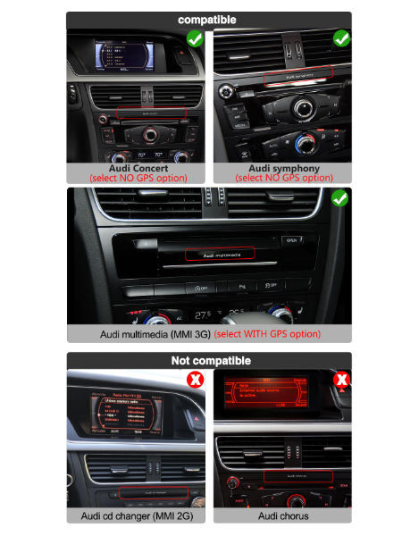 8.8inch 8core 4+64GB Android 9 Car Radio Multimedia Player GPS Navigation for Audi A5 2009-2016 4+64 supplier