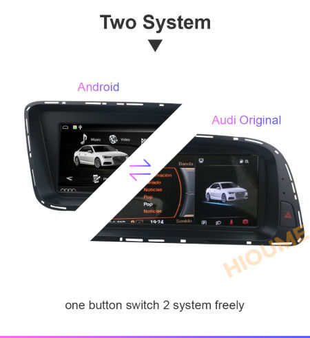 8.8inch Android 7.1 4+32G Car Multimedia Player for Audi Q5 2009-2017 supplier