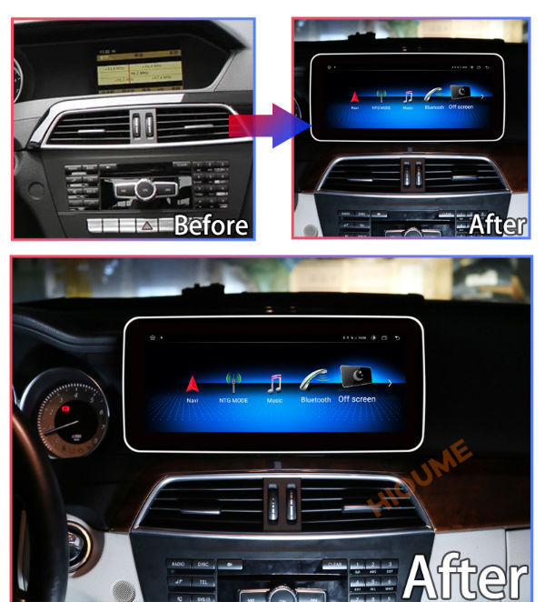 10.25" -Snapdragon Android 10 Car Multimedia Player GPS Radio for Benz C Class W204 S204 2008-2014 supplier