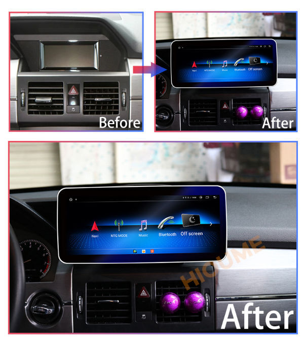 10.25" 8Core-Snapdragon Android 10 Car Multimedia Player for Mercedes-Benz GLK Class X204 2008-2015 supplier