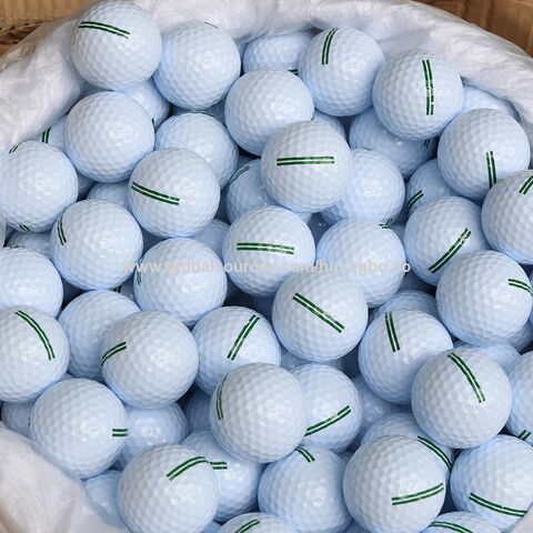 Golfball, zweilagig, Übungsball, farbiger Spielball mit Logo-Druck für Unternehmen
