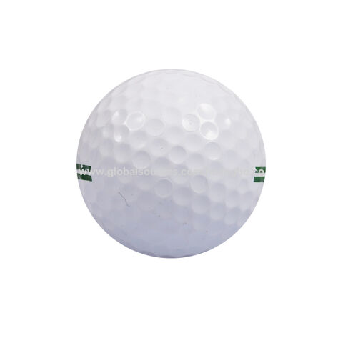 Golfball, zweilagig, Übungsball, farbiger Spielball mit Logo-Druck für Unternehmen