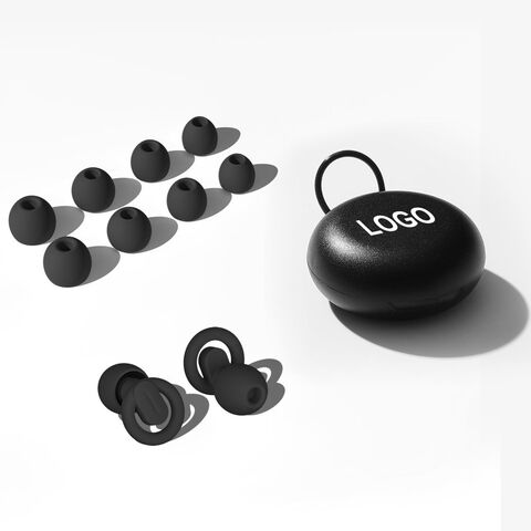 Tapones para los oídos de silicona, protectores auditivos, tapones para el ruido