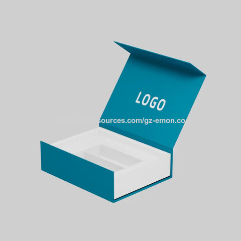 Caja de regalo magnética de papel para 2 botellas de vino, con logo personalizado, tipo libro y diseño delgado