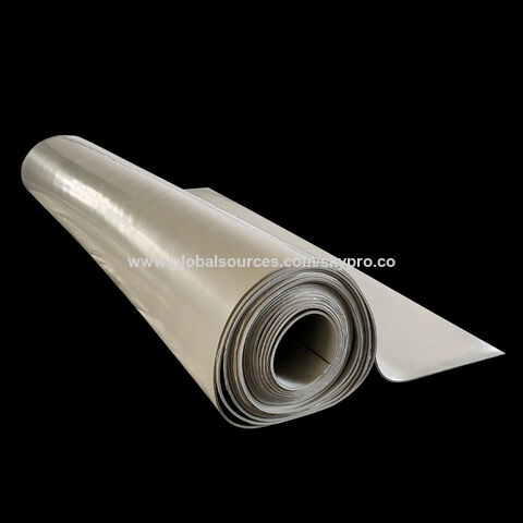 Hoja de goma de silicona natural gris resistente a la rotura de grado alimenticio 1mm 2mm 3mm