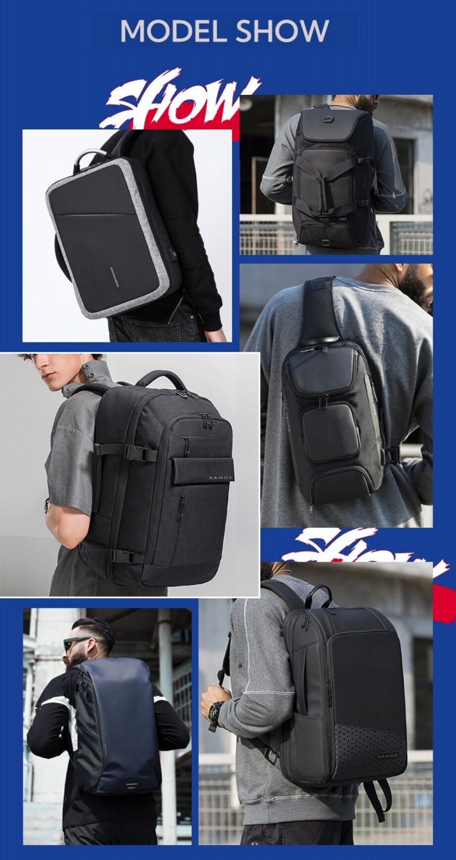 Customized Logo Travel Backpack For Men, Versatile Shoulder Bag - Buy ...