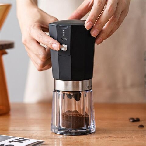 Moulin à café à moteur en cuivre pur, auto-arrêt par induction, faible bruit, vente chaude