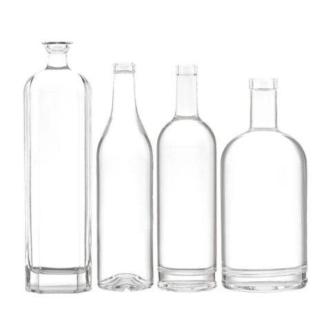 Botellas de Vidrio Vacías para Vino, Licores, 750 ml - Botellas de vidrio vacías de 750 ml para licores y vino