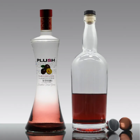 Botellas de Vidrio Vacías para Vino, Licores, 750 ml - Botellas de vidrio vacías de 750 ml para licores y vino