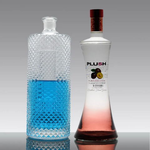 Botellas de Vidrio Vacías para Vino, Licores, 750 ml - Botellas de vidrio vacías de 750 ml para licores y vino