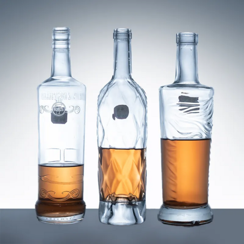 Botellas de Vidrio Vacías para Vino, Licores, 750 ml - Botellas de vidrio vacías de 750 ml para licores y vino