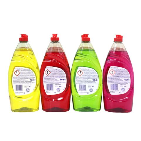 Liquide vaisselle grand format 900ml pour fruits, légumes et vaisselle - Détergent vaisselle professionnel concentré