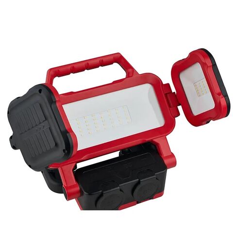 Luz de trabajo LED COB plegable, recargable, portátil para exteriores, OEM al por mayor, ideal para trabajo nocturno