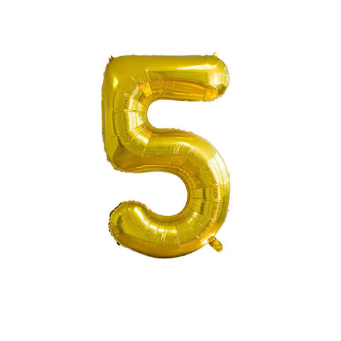 Ballons Chiffres Or Grand Format Hélium en Aluminium Mylar 81 cm pour Décorations de Fête en gros
