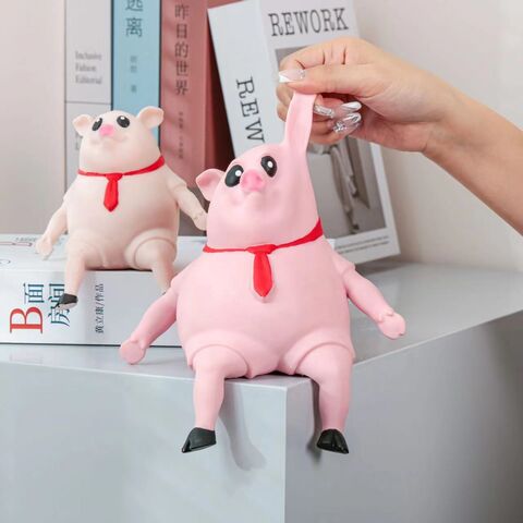 Juguete antiestrés de gran venta, nuevo diseño creativo de cerdo, juguete blando de crecimiento lento, juguetes antiestrés para regalos