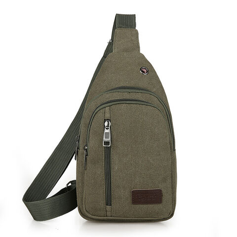 Wholesale Custom Eco-friendly Washable Paper Men's Gear Bag Chest bag Sling Backpack