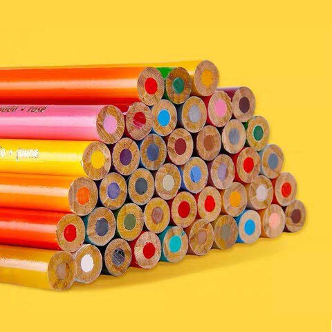 Juego de Lápices de Colores de Alta Calidad 2023, Varios Colores, Estilo Kawaii para Escuela, Lápices de Madera