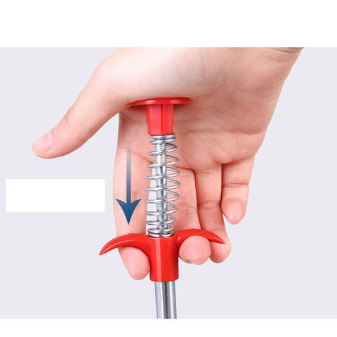 Outil de débouchage de drain flexible avec griffe de préhension, outil de ramassage avec tuyau flexible à 4 griffes