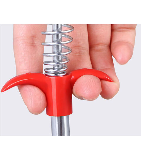 Outil de débouchage de drain flexible avec griffe de préhension, outil de ramassage avec tuyau flexible à 4 griffes