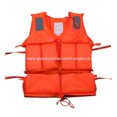 Gilet de sauvetage de travail en mousse épaisse, combinaison de flottaison marine pour adulte, grande flottabilité pour le sauvetage en cas d'inondation
