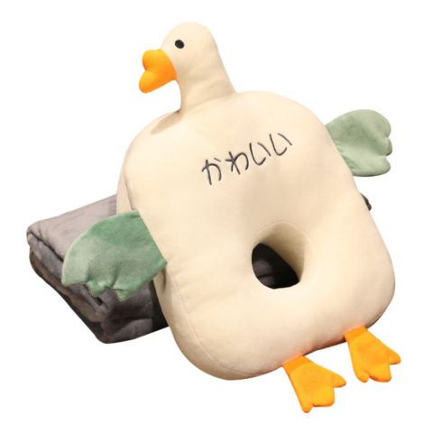 Nouveauté 2022 Coussin de Sieste Double Trou Cartoon Oreiller de Sieste Respirant Dossier Étudiant Planche Coussin Vente Chaude