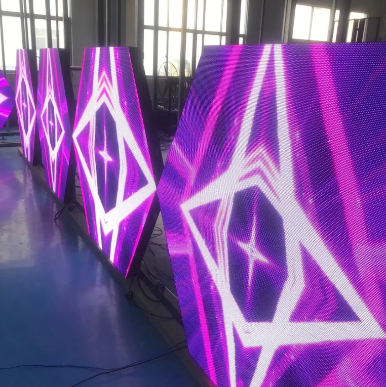 Hexagonal Led Screen Venezuela P4mm Triangle Led Screen Led Video Hd Advertising Creative ...