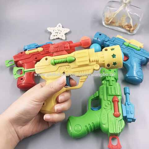 Elastische Tischtennis-Pistole, Spielzeugpistole, kreative Neuheit für Babys und Kinder, lustige Spielzeugpistole, Paintball-Pistolen