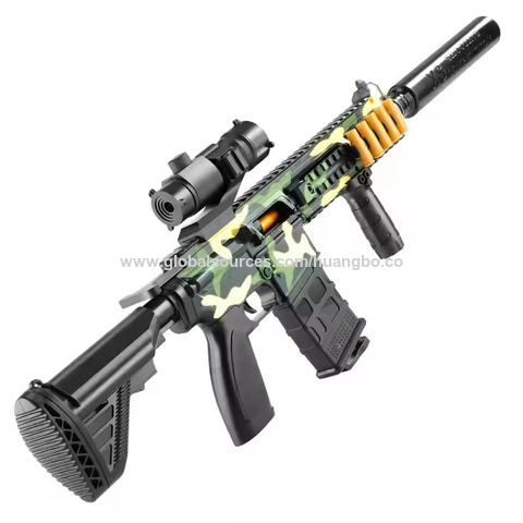 Pistola Elétrica de Gel Blaster AK47 M416, acessório para jogo de tiro, armas de Airsoft