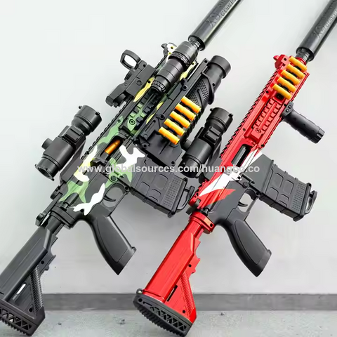 Pistola Elétrica de Gel Blaster AK47 M416, acessório para jogo de tiro, armas de Airsoft
