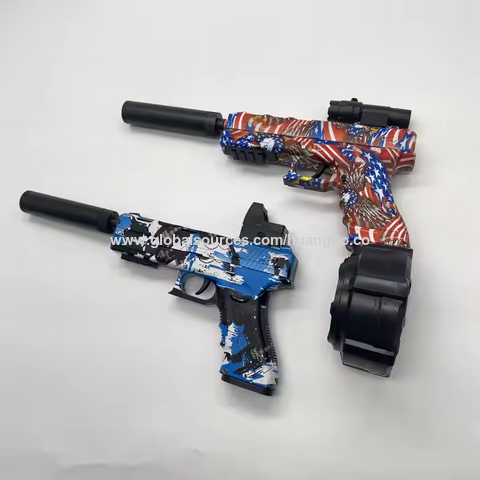 Pistola Elétrica de Gel Blaster AK47 M416, acessório para jogo de tiro, armas de Airsoft