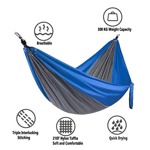 Hamaca de Camping Premium x Nailon para Viajes y Relajación