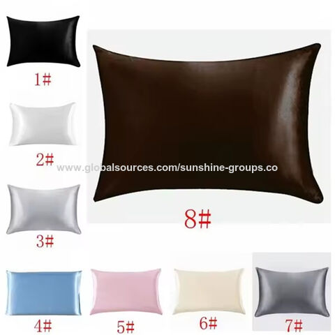 Funda de almohada de color sólido para dormitorio de estudiantes, lijada, cómoda, transpirable, transfronteriza, funda de núcleo de almohada para hotel