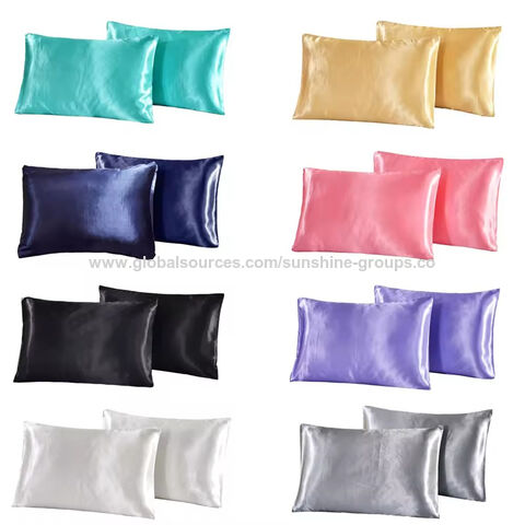 Funda de almohada de color sólido para dormitorio de estudiantes, lijada, cómoda, transpirable, transfronteriza, funda de núcleo de almohada para hotel
