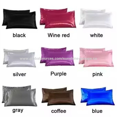 Funda de almohada de color sólido para dormitorio de estudiantes, lijada, cómoda, transpirable, transfronteriza, funda de núcleo de almohada para hotel