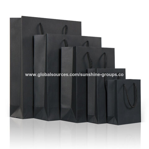 Sac en papier Kraft pour cadeaux, emballage de Noël, sac pour vêtements, logo d'impression personnalisé pour entreprises