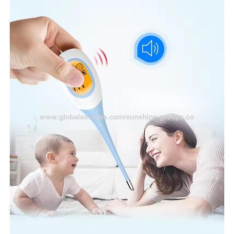 Termómetro Electrónico Médico para Adultos y Niños, Cabezal Flexible, Uso Oral y Axilar, Medición en Fahrenheit - Venta al por mayor