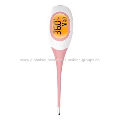 Termómetro Electrónico Médico para Adultos y Niños, Cabezal Flexible, Uso Oral y Axilar, Medición en Fahrenheit - Venta al por mayor