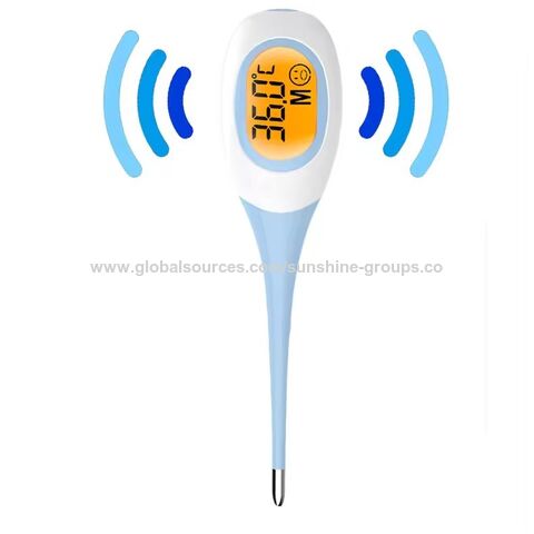Termómetro Electrónico Médico para Adultos y Niños, Cabezal Flexible, Uso Oral y Axilar, Medición en Fahrenheit - Venta al por mayor