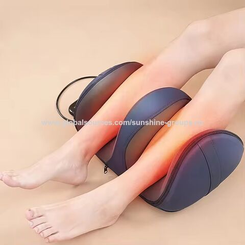 Masajeador de piernas con amasamiento y compresión caliente para pies, pantorrillas, manos y mini masajeador de pies multifuncional para el cuidado y terapia de pies