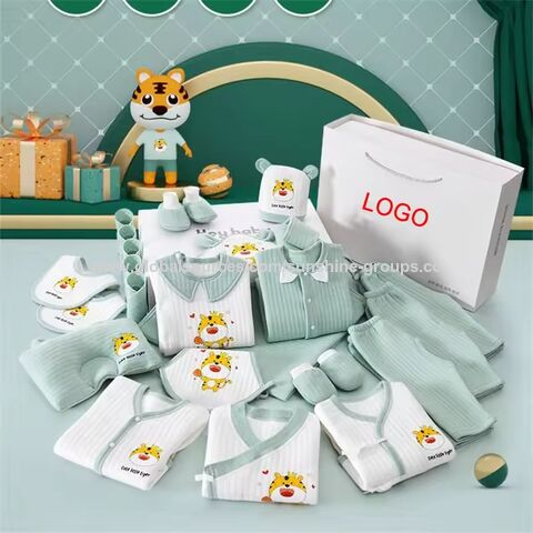 Ensemble cadeau nouveau-né pour bébé de 0 à 9 mois, produits pour bébés, 18 22 24 25 pièces, barboteuse pour bébé fille, vêtements biologiques pour nouveau-nés, coffret cadeau pour bébé