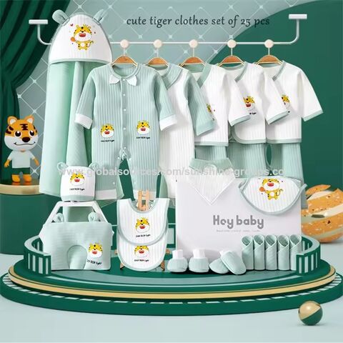 Ensemble cadeau nouveau-né pour bébé de 0 à 9 mois, produits pour bébés, 18 22 24 25 pièces, barboteuse pour bébé fille, vêtements biologiques pour nouveau-nés, coffret cadeau pour bébé