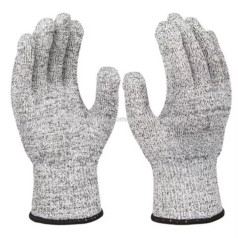 Guantes anticorte y resistentes al desgaste, guantes de protección laboral anticorte para sitios de trabajo, guantes de protección